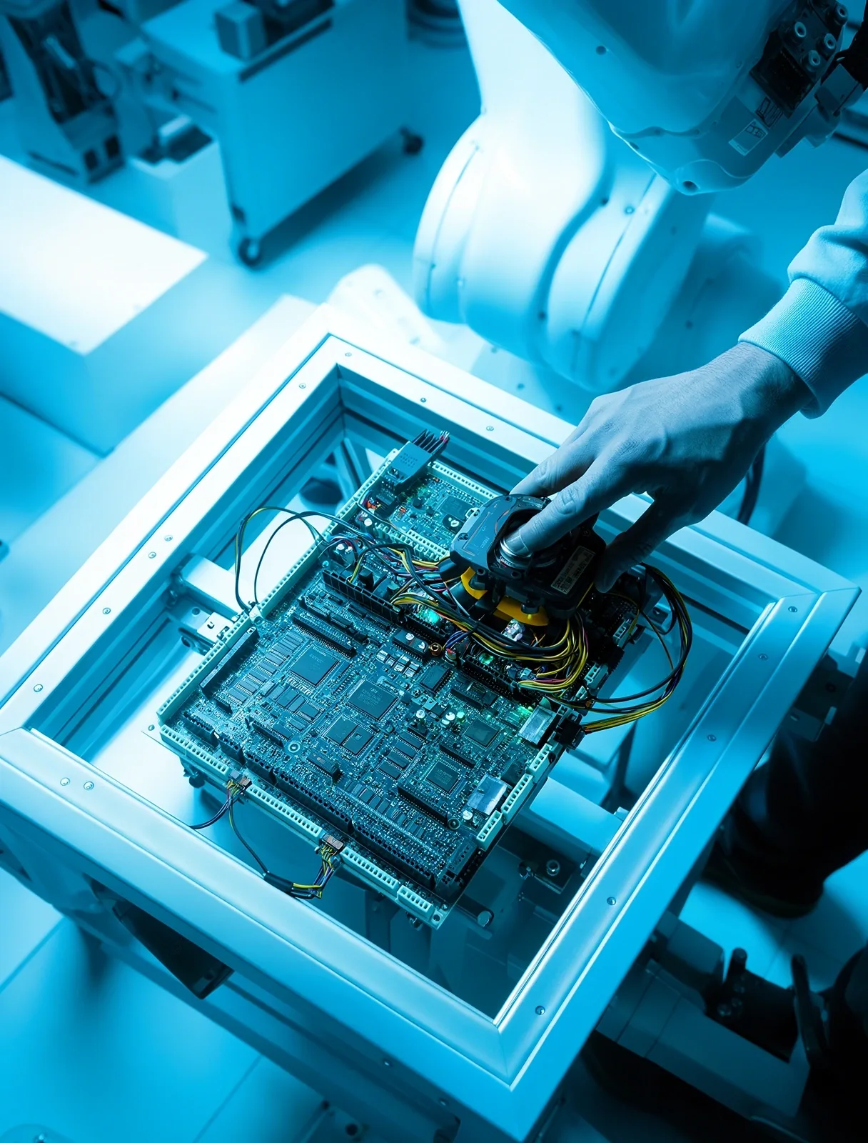 Robotics hardware diagnostic view