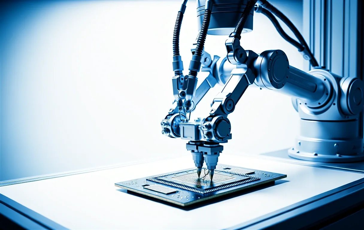 Precision robotic hardware components highlighting neural control integration.