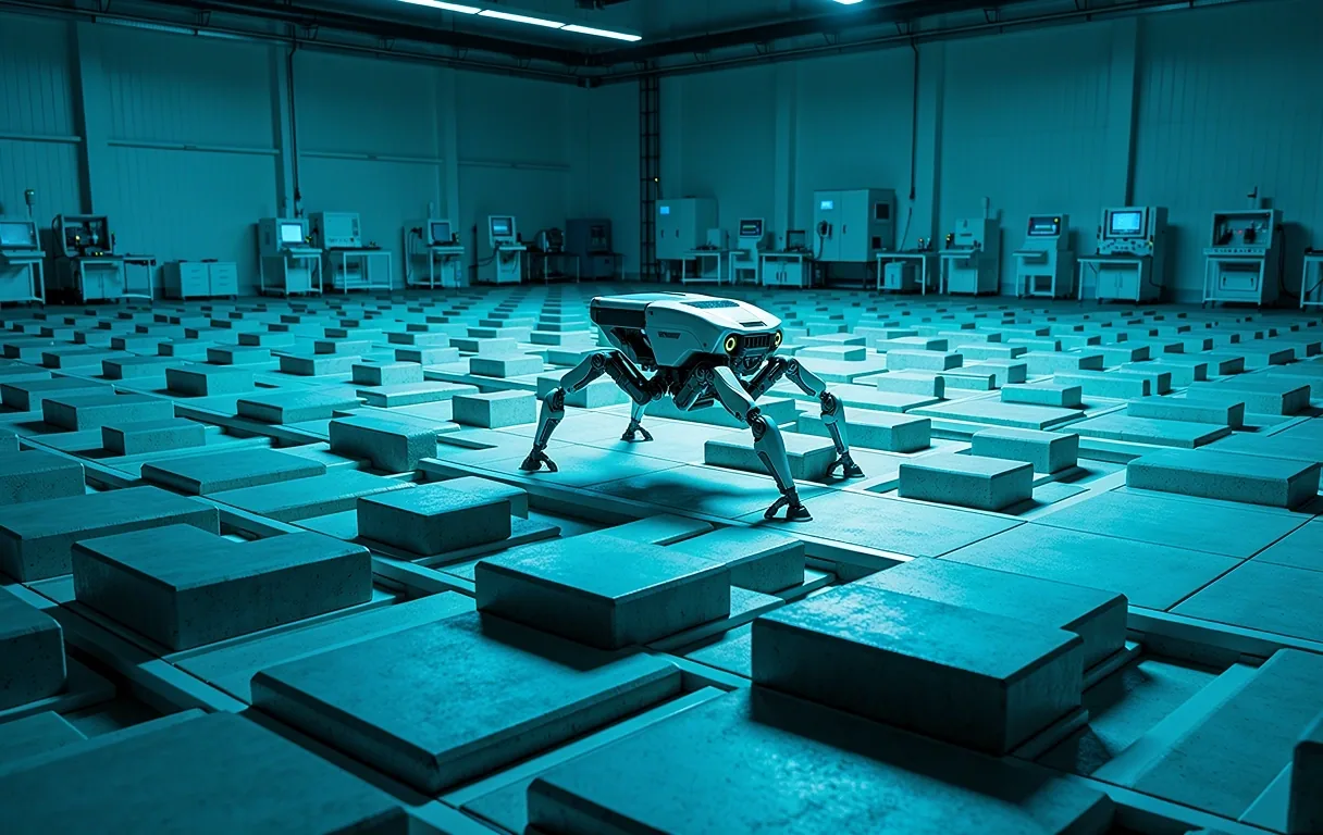 Simulated-to-real testing environment for robotics RL.